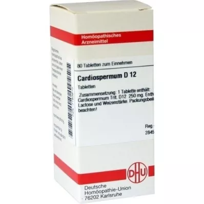 CARDIOSPERMUM D 12 tabletter, 80 st