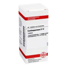 CARDIOSPERMUM D 12 tabletter, 80 st