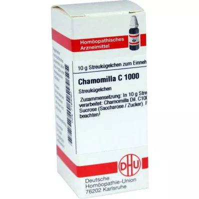 DHU Chamomilla C 1000 kulor, 10 g DHU Chamomilla C 1000 kulor, 10 g