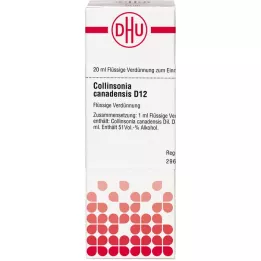 COLLINSONIA CANADENSIS D 12 Utspädning, 20 ml