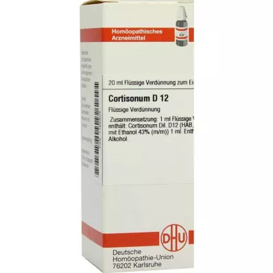 DHU Cortisonum D 12 Spädning, 20 ml DHU Cortisonum D 12 Spädning, 20 ml