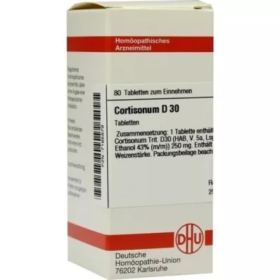 CORTISONUM D 30 tabletter, 80 pc