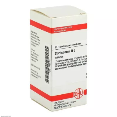 DHU Cortisonum D 6 tabletter, 80 st DHU Cortisonum D 6 tabletter, 80 st
