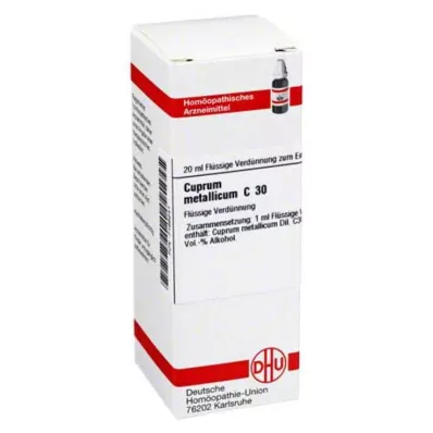 DHU Cuprum metallicum C 30 Spädning, 20 ml