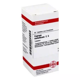 CUPRUM METALLICUM C 6 tabletter, 80 pc
