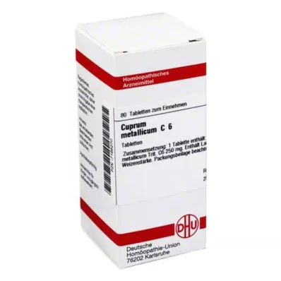 DHU Cuprum metallicum C 6 tabletter, 80 st DHU Cuprum metallicum C 6 tabletter, 80 st