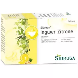 SIDROGA Wellness Ingefära Citron Te Filterpåse, 20X2.0 g