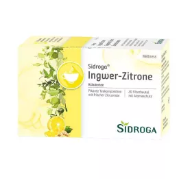 SIDROGA Wellness Ingefära Citron Te Filterpåse, 20X2.0 g