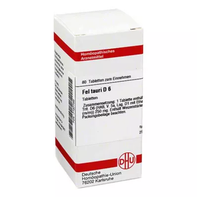 Fel Tauri D6 tabletter (80 stycken)