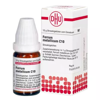 Ferrum Metallicum C10 kulor (10 g) Ferrum Metallicum C10 kulor (10 g)
