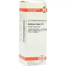 GENTIANA LUTEA D 3 Utspädning, 20 ml