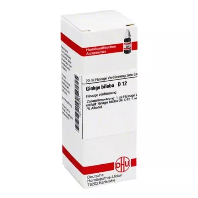 DHU Ginkgo biloba D 12 Spädning, 20 ml