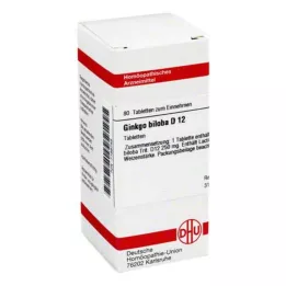GINKGO BILOBA D 12 tabletter, 80 st
