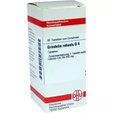 GRINDELIA ROBUSTA D 6 tabletter, 80 pc
