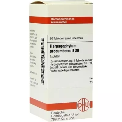 HARPAGOPHYTUM PROCUMBENS D 30 tabletter, 80 pc