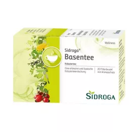 SIDROGA Wellness alkaliskt te filterpåse, 20X1,5 g