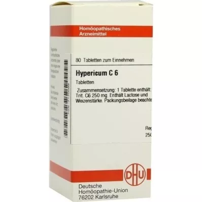 HYPERICUM C 6 tabletter, 80 pc