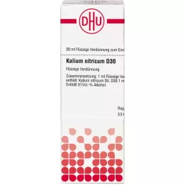 KALIUM NITRICUM D 30 Utspädning, 20 ml