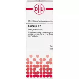 LACHESIS D 7 utspädning, 20 ml