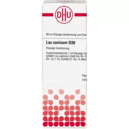 LAC CANINUM D 30 utspädning, 20 ml