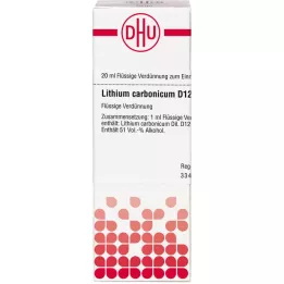 LITHIUM CARBONICUM D 12 Utspädning, 20 ml