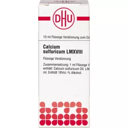 CALCIUM SULFURICUM LM XVIII Spädning, 10 ml