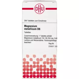 MAGNESIUM METALLICUM D 6 tabletter, 200 st