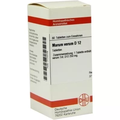 MARUM VERUM D 12 tabletter, 80 st