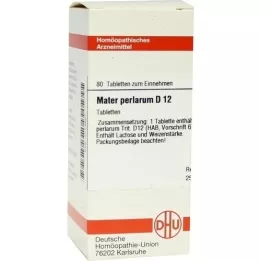 MATER PERLARUM D 12 tabletter, 80 st