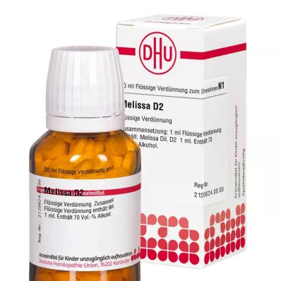 Melissa D2 Spädning (20 ml) Melissa D2 Spädning (20 ml)