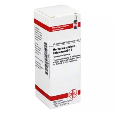 DHU Mercurius solubilis C 6 Dilutio, 20 ml