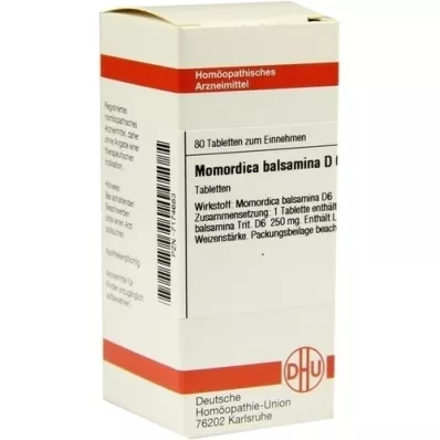 MOMORDICA BALSAMINA D 6 tabletter, 80 pc