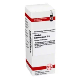 NATRIUM BICARBONICUM D 6 Utspädning, 20 ml
