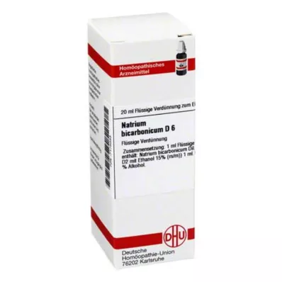 DHU Natrum bicarbonicum D 6 spädning, 20 ml DHU Natrum bicarbonicum D 6 spädning, 20 ml