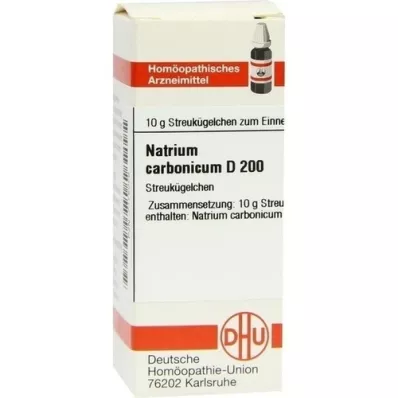NATRIUM CARBONICUM D 200 globuli, 10 g
