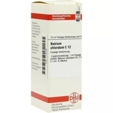 Sodium Chloratum C12 Spädning (20 ml) Sodium Chloratum C12 Spädning (20 ml)