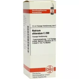 NATRIUM CHLORATUM C 200 Utspädning, 20 ml