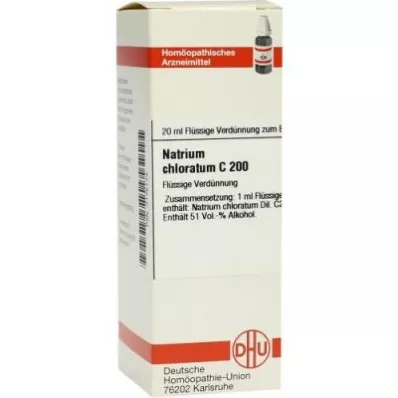 Sodium Chloratum C200 Spädning (20 ml)