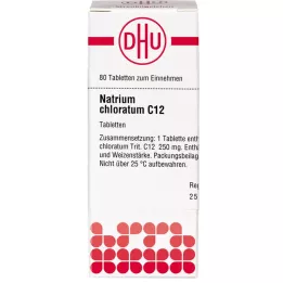 NATRIUM CHLORATUM C 12 tabletter, 80 pc