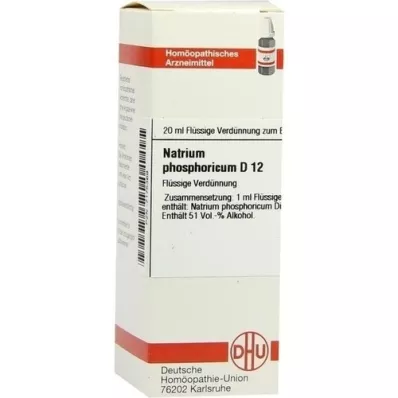NATRIUM PHOSPHORICUM D 12 Utspädning, 20 ml