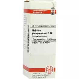 NATRIUM PHOSPHORICUM D 12 Utspädning, 20 ml