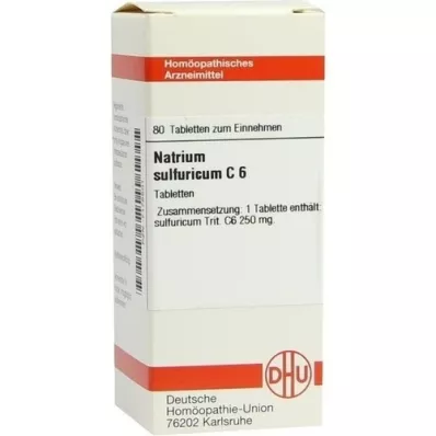 NATRIUM SULFURICUM C 6 tabletter, 80 pc