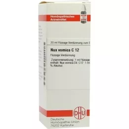 NUX VOMICA C 12 Utspädning, 20 ml