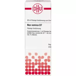 NUX VOMICA D 7 utspädning, 20 ml