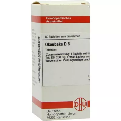 DHU Okoubaka D 8 tabletter, 80 st