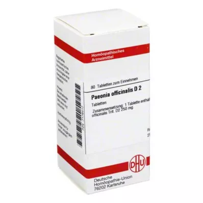 DHU Paeonia officinalis D 2 tabletter, 80 st