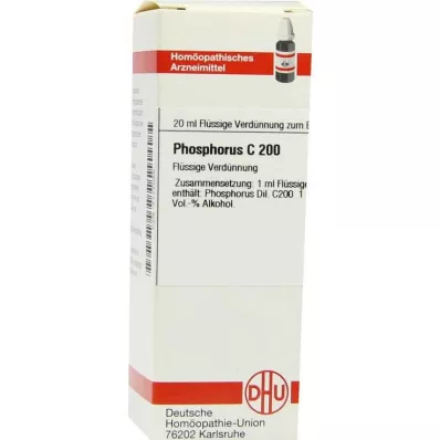 DHU Fosfor C 200 Spädning, 20 ml DHU Fosfor C 200 Spädning, 20 ml