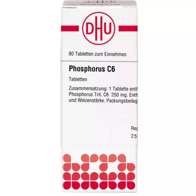 PHOSPHORUS C 6 tabletter, 80 pc
