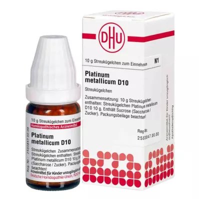 DHU Platinum metallicum D 10 kulor, 10 g DHU Platinum metallicum D 10 kulor, 10 g