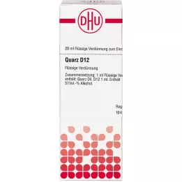 QUARZ D 12 Utspädning, 20 ml